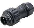 Circular Connector, Plug, 4 Contacts, 16A, 400V, IP67